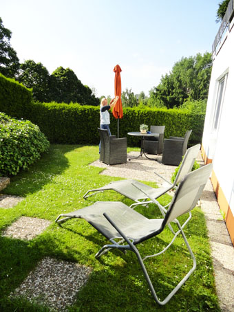 Ferienwohnung mit Terrasse Pension Schüßler